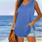 🔥2025 HOT SALE 49% OFF⏳All-match V-Neck Solid Color Vest