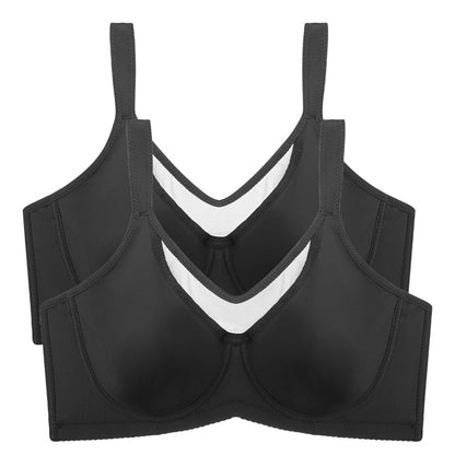 🏆 Last Day Special Price £7.99! 💐Women's Elegant Sheer Full Coverage Plus Size Bra