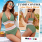 👙2026 New Type 70% OFF🔥💥High Waisted Tummy Control Color Block Bikini Sets✨