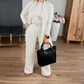 🍂Autumn New Arrivals - 70% Off💥OffElegant Longline Cardigan & Top & Pants 3-Pieces Set