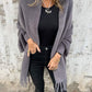 🎁Limited Discount 49%OFF⏳Women's Long Sleeve Casual Tassel Shawl Coat