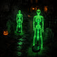 💀 Solar Purple Glow Skeleton Yard Stake