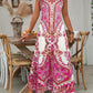 Boho  Paisley Cami Maxi Dress 👱🏻‍♀️Flowy Summer Sundress for UK Beach & Garden Parties🎀
