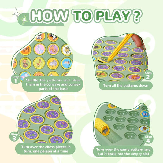 🎁LAST DAY PROMOTION 50% OFF!!⏰Flip-Match Board Game for Kids – DIY Flip Chess Board for Kids