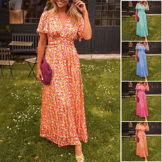 💐 Special sale 49% OFF🌸Women's Sweet Vintage Floral Dress