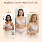 💗LAST DAY SALE 50% OFF⚡50K+ SOLD💕 Jelly Wireless Womens Comfortable Wireless Bras Push Up Bralettes Seamless Tshirts Bras Deep V Everyday Bras