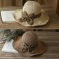 💕Limited Sale 50% OFF💕|Elegant Woven Straw Sun Hat with Bow