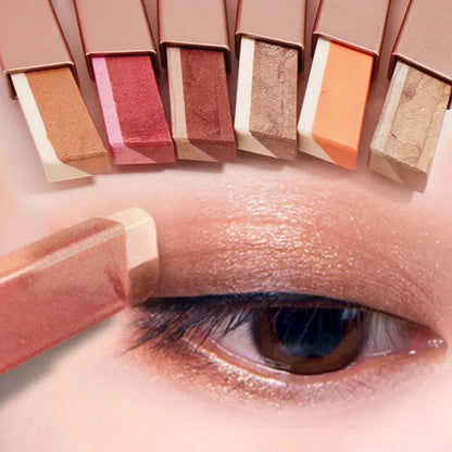 🥳BUY 1 GET 1 FREE😍6Pack Dual-color eyeshadow stick-brightens the eyes for a natural and long-lasting look.