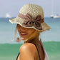 💕Limited Sale 50% OFF💕|Elegant Woven Straw Sun Hat with Bow