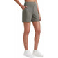 🔥Summer Hot Sale 70% OFF👖✨ Women's High-Waisted Athletic Bermuda Shorts with Pockets – Running, Yoga, Summer Casual Activewear🍑