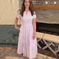 💕HOT SALE 70% OFF💕Women's Boho Chic Smocked Waist Maxi Dress