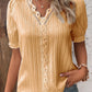 💕2025 HOT SALE 50% OFF 💕 V Neck Plain Lace Elegant Shirt