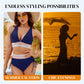 👙2026 New Type 70% OFF🔥💥High Waisted Tummy Control Color Block Bikini Sets✨