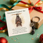🦇Emotional Support Bat Inspirational Keychain🎁