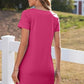 💕Summer Promotion 50% OFF👗Women's Casual Square Neck Pocket Short Sleeve Dress with Pockets