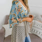 💐2026 SPRING SALE - 60% OFF!🌸Women's Floral Kimono Ruffle Sleeve Tie Cardigans Flowy Boho Loose Cover Ups