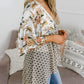 💐2026 SPRING SALE - 60% OFF!🌸Women's Floral Kimono Ruffle Sleeve Tie Cardigans Flowy Boho Loose Cover Ups