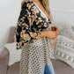 💐2026 SPRING SALE - 60% OFF!🌸Women's Floral Kimono Ruffle Sleeve Tie Cardigans Flowy Boho Loose Cover Ups