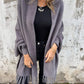 🎁Limited Discount 49%OFF⏳Women's Long Sleeve Casual Tassel Shawl Coat