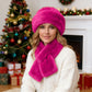 🎅CHRISTMAS SALE 70% OFF!🔥Fluffy Fur Bucket Hat Warm Winter Hat + Free Matching Scarf (Only 29 Left)⏰