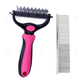 ⏳LAST DAY🎉 #1 in UK Pet Grooming 2026 🏆Professional Double-Sided Deshedding Brush for Dogs & Cats – Reduces Shedding by 90%💪