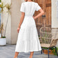 💕HOT SALE 70% OFF💕Women's Boho Chic Smocked Waist Maxi Dress