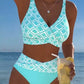 🏖️Summer Hot Sale– 50% OFF!!🔥Women's High Waist Two-Piece Bikini Set 👙🌊
