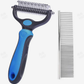 ⏳LAST DAY🎉 #1 in UK Pet Grooming 2026 🏆Professional Double-Sided Deshedding Brush for Dogs & Cats – Reduces Shedding by 90%💪