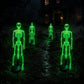 💀 Solar Purple Glow Skeleton Yard Stake