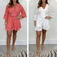 💕Limited Sale 50% OFF💕Casual Short V-Neck Lace Suit💃