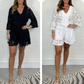 💕Limited Sale 50% OFF💕Casual Short V-Neck Lace Suit💃