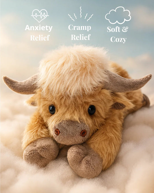Christmas New Gift Toy🐂🎁Cute Cartoon Highland Cow Cuddly Toy🔥Buy 2 Free Shipping