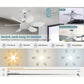🏆LAST DAY SALE 70% OFF🔥SmartBreez 40W LED Ceiling Fan Light – 20.5” Ultra-Quiet with Remote 🎯 | E27 + FREE B22 Adapter 🔌 | For Bedroom 😴, Kitchen 👩‍🍳 & Garage 🛠️ – UK Ready! 🇬🇧
