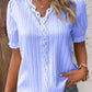 💕2025 HOT SALE 50% OFF 💕 V Neck Plain Lace Elegant Shirt