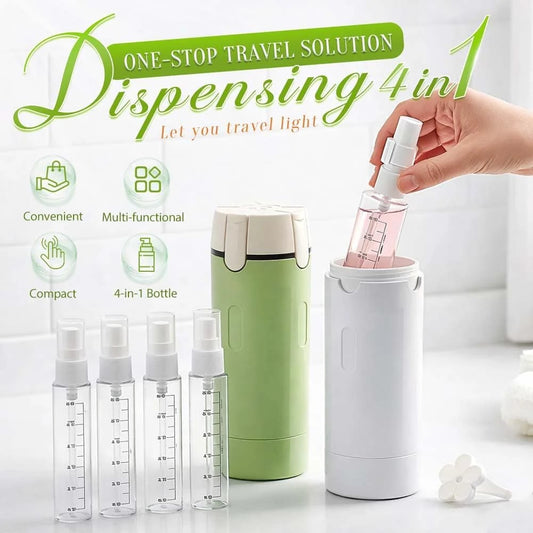 🔥LAST DAY 70% OFF 💝50K+ SOLD!- ✨4-in-1 Travel Dispenser Bottle🧴