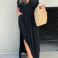 HOT SALE💗SLIT V-NECK EFFORTLESS MAXI LONG DRESS