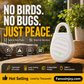 🔥Limited time offer-Buy 2 get 1 free (3PCS)！🐦No more trouble from birds, beasts and locusts！Portable Ultrasonic Bird Repellent Keychain