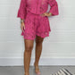 💕Limited Sale 50% OFF💕Casual Short V-Neck Lace Suit💃
