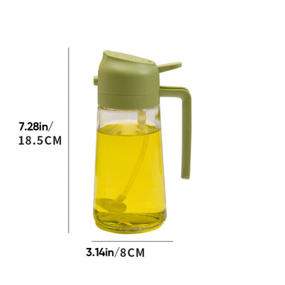 🔥2 in 1 Glass Oil Sprayer & Dispenser🔥