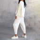 💥Limit Time 50% OFF 💕🤍Round-Neck Long-Sleeved Top ＆ Pants 2-Piece Set