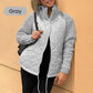 🍂⏳Time-limited Special⏰2025 New Women's Knit Patchwork Puffy Jacket