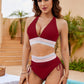 🔥Hot Sale - 50% off🔥✨👙High Waisted Tummy Control Colour Block Bikini Sets