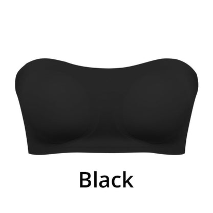 💜BUY 1 GET 1 FREE 💜ONLY 7.99£！！！  💜Strapless Wireless Bra with Crossover Side Closure