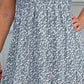 🎉Summer Promotion 48% OFF💃Women's Elegant Floral Print High-Waisted Ruffle Cap Sleeve Dress
