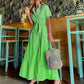 Women's Striped Short Sleeve Dress