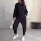 ⏰Limited Time Offer 70% OFF🧡Women Long-Sleeve Irregular Hem Sweatshirts & Pants Set