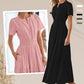 💕HOT SALE 70% OFF💕Women's Boho Chic Smocked Waist Maxi Dress