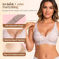 ✨Jelly Wireless Push Up Bra | Deep V Seamless T-Shirt Bra 🩰 Cloud-Like Everyday Comfort