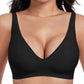 ✨Jelly Wireless Push Up Bra | Deep V Seamless T-Shirt Bra 🩰 Cloud-Like Everyday Comfort