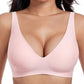 ✨Jelly Wireless Push Up Bra | Deep V Seamless T-Shirt Bra 🩰 Cloud-Like Everyday Comfort
